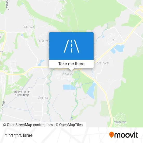 דרך דרור map