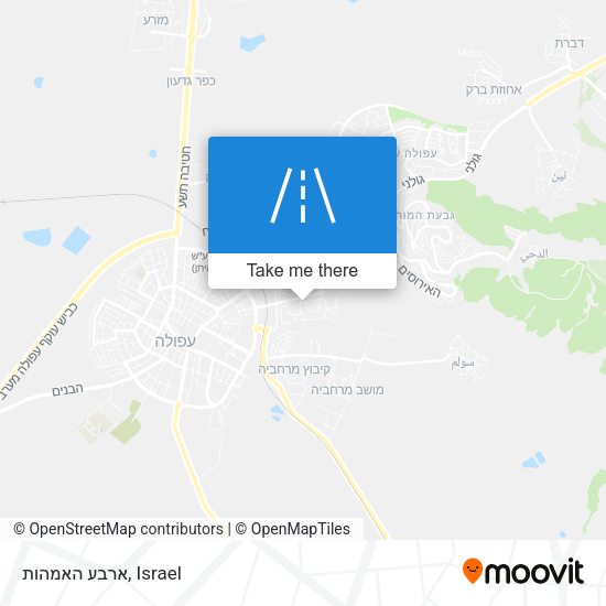 ארבע האמהות map