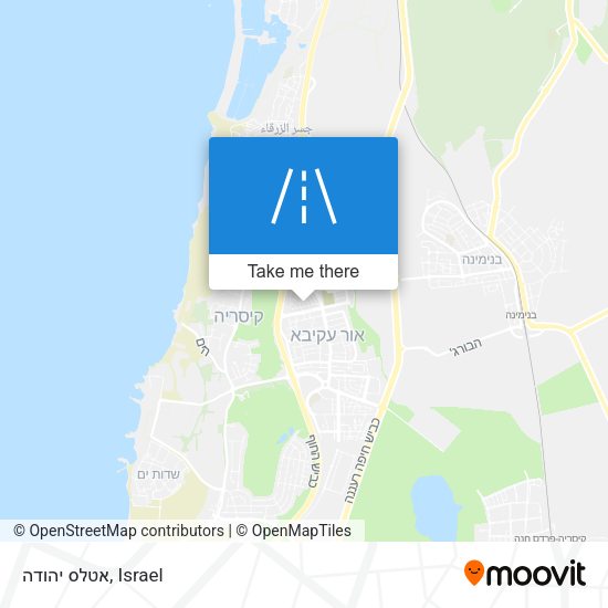אטלס יהודה map