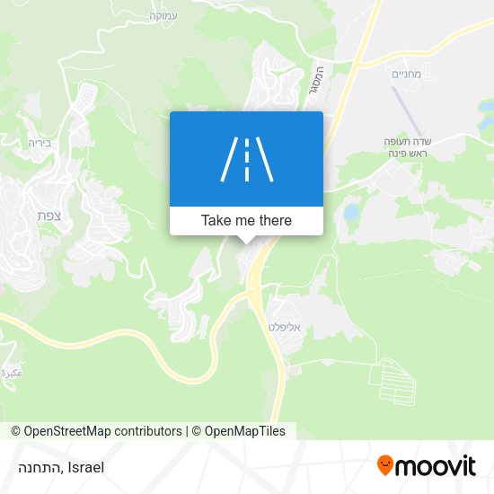 התחנה map