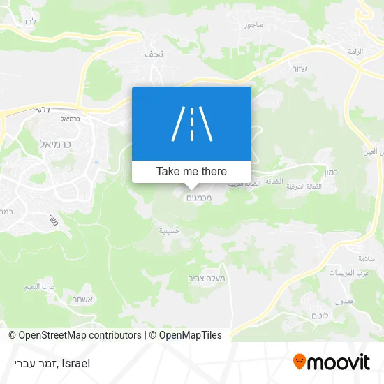 Карта זמר עברי