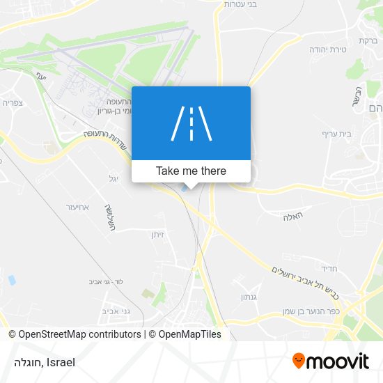 חוגלה map