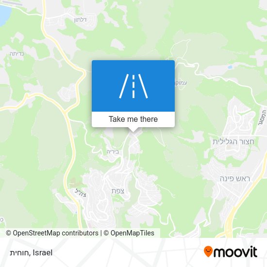 חוחית map