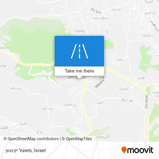 Карта משעול יקינטון