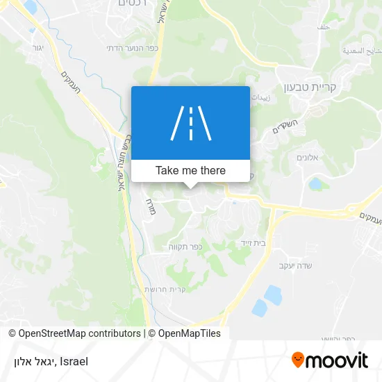 Карта יגאל אלון