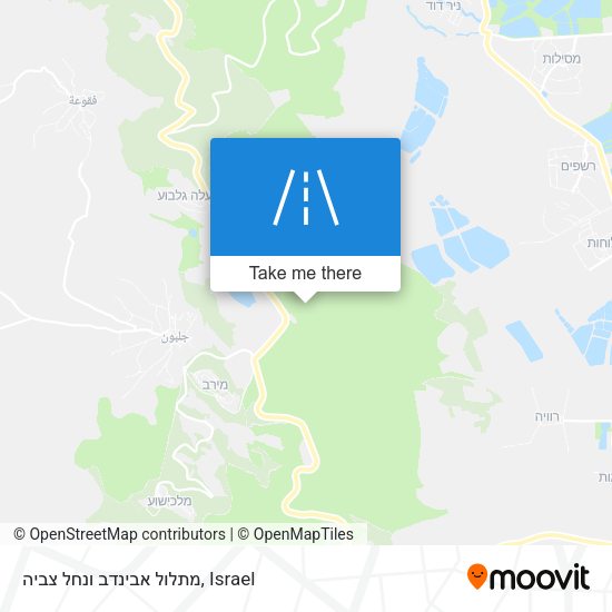 מתלול אבינדב ונחל צביה map