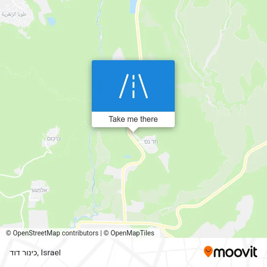 Карта כינור דוד