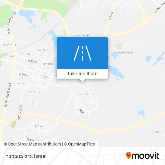 כ״ט בנובמבר map