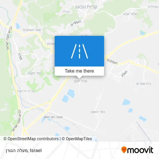 Карта מעלה הגורן