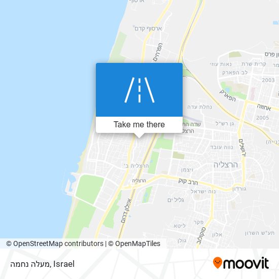 מעלה נחמה map