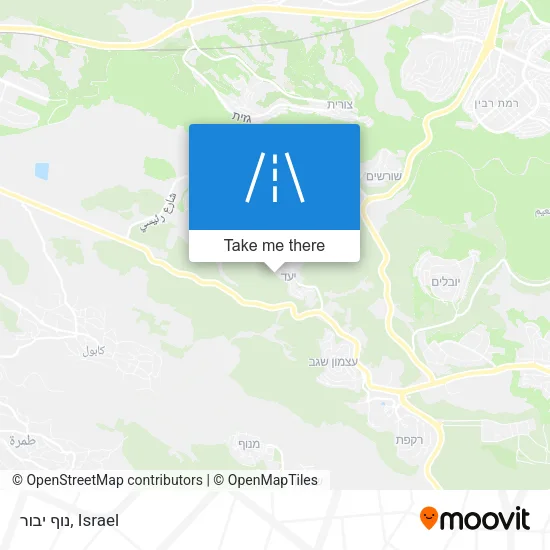 Карта נוף יבור