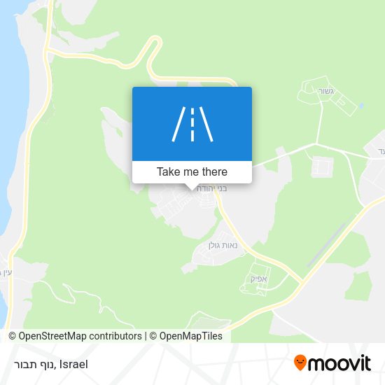 Карта נוף תבור