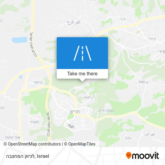 לכיוון המחצבה map