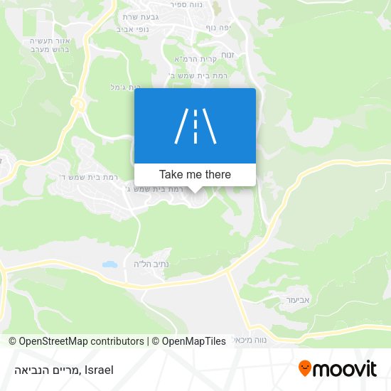 מריים הנביאה map
