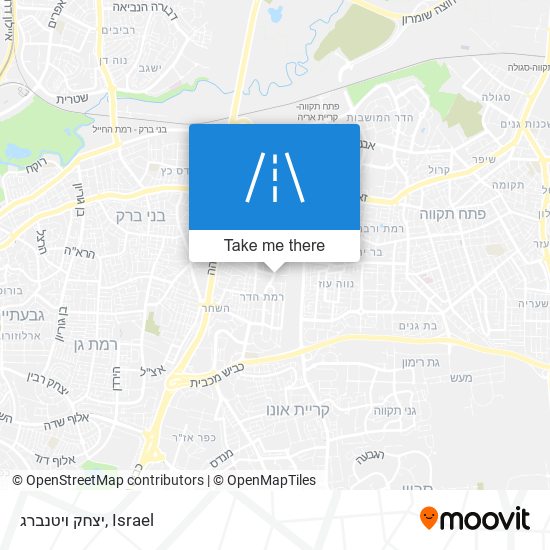 יצחק ויטנברג map