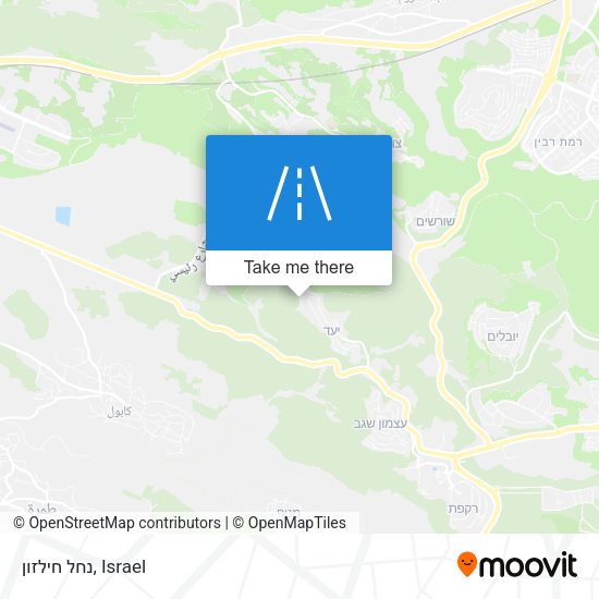 נחל חילזון map