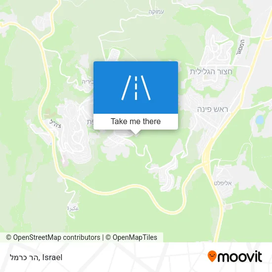 Карта הר כרמל