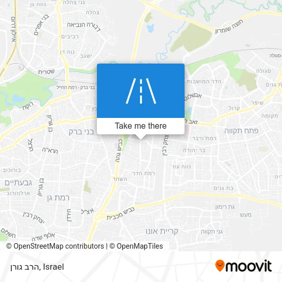 Карта הרב גורן