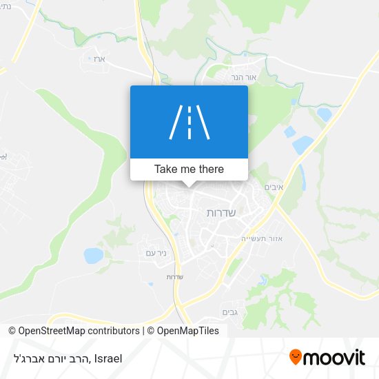 הרב יורם אברג'ל map