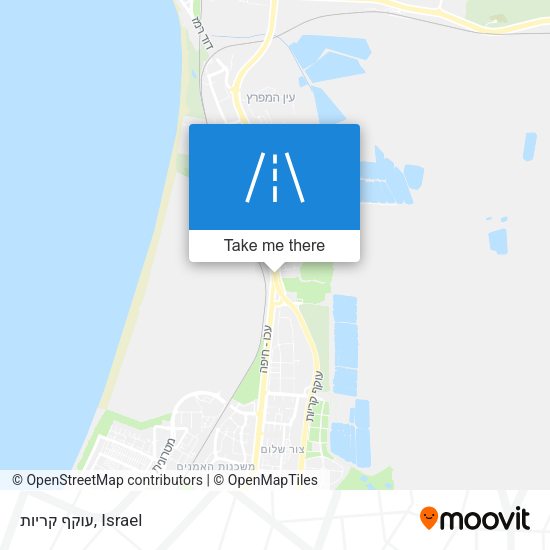 עוקף קריות map