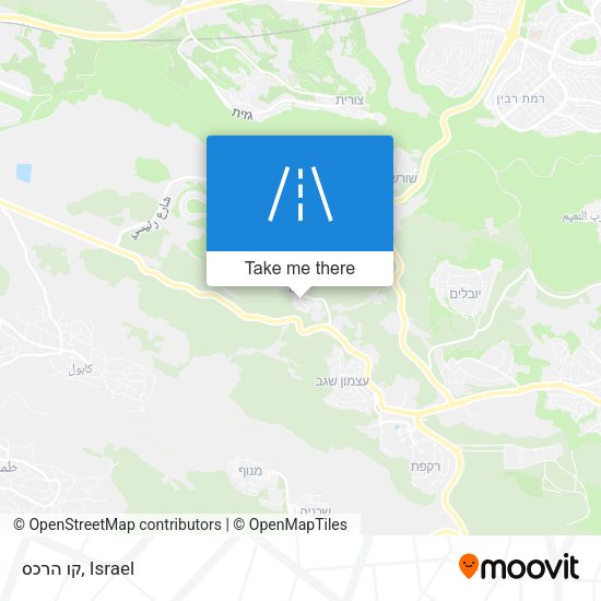 Карта קו הרכס