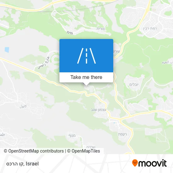 Карта קו הרכס