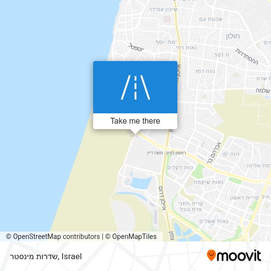 שדרות מינסטר map