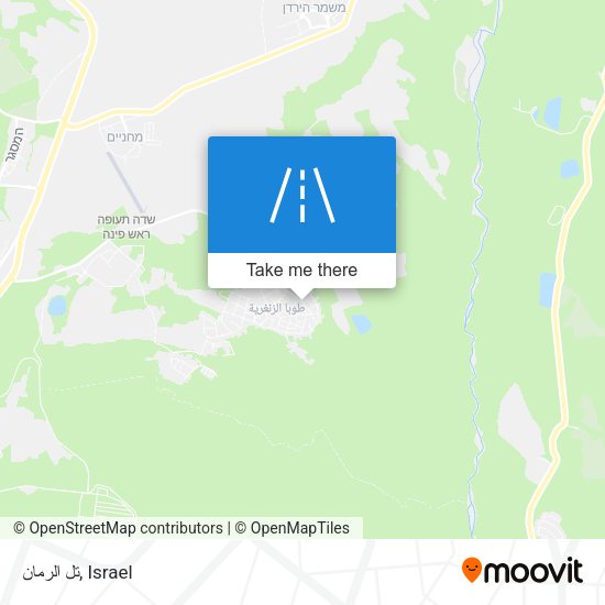 تل الرمان map