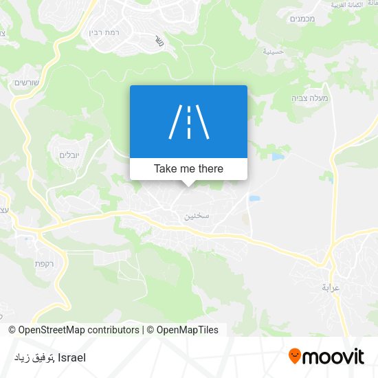 توفيق زياد map