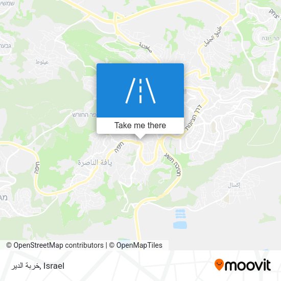 خربة الدير map