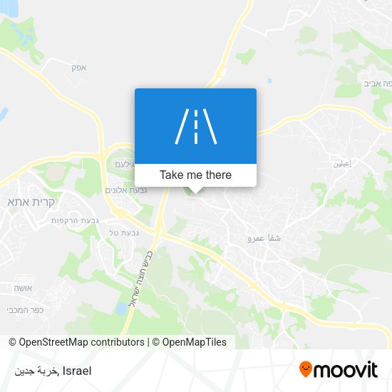 خربة جدين map