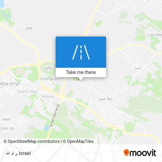 رام الله map
