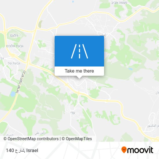 شارع 140 map