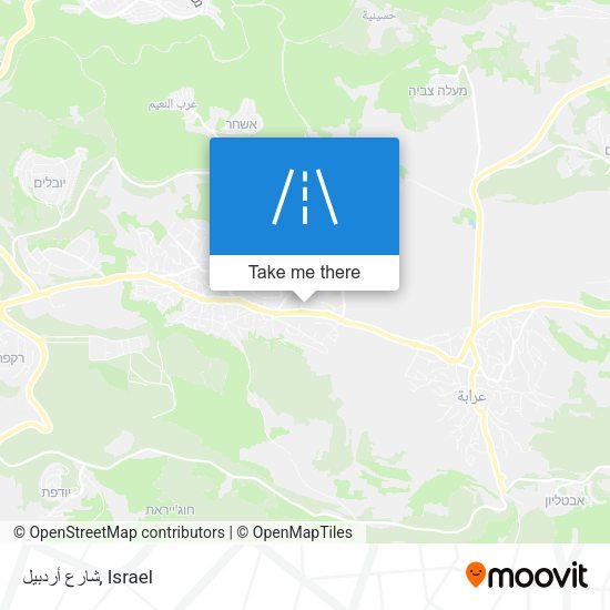 شارع أردبيل map