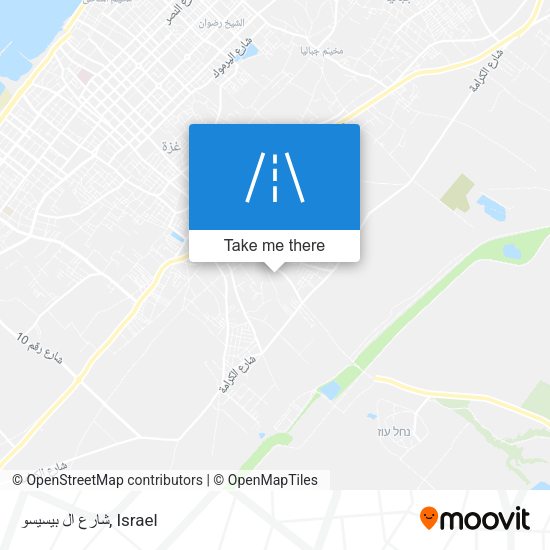 شارع ال بيسيسو map