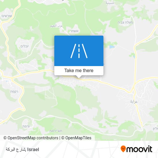 شارع البركة map
