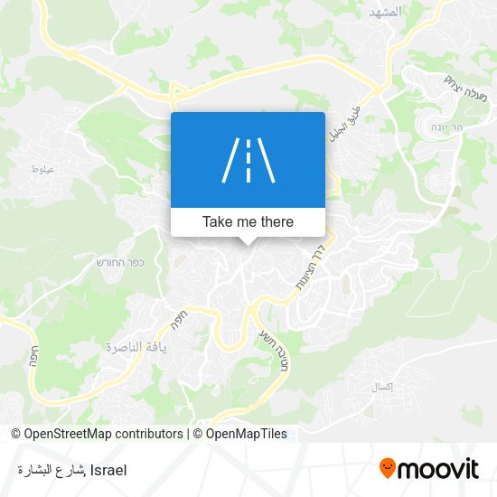 شارع البشارة map
