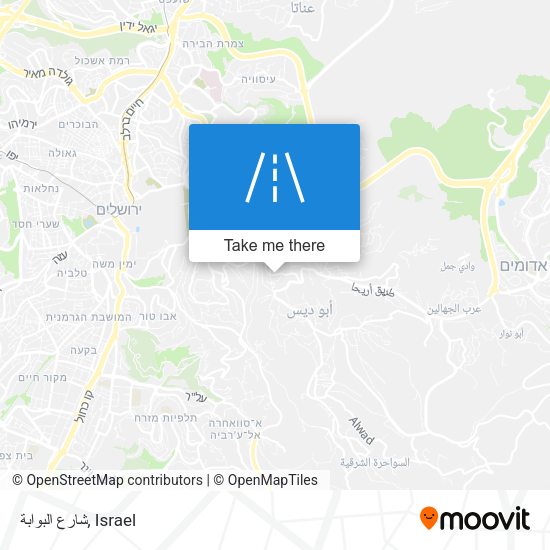 شارع البوابة map