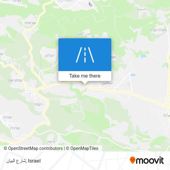 شارع البيان map