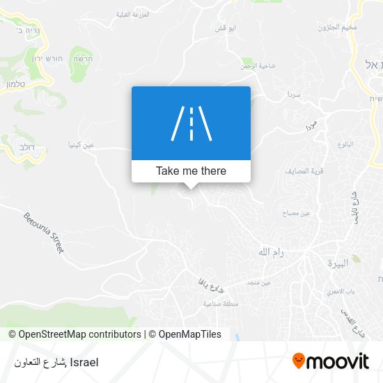 شارع التعاون map