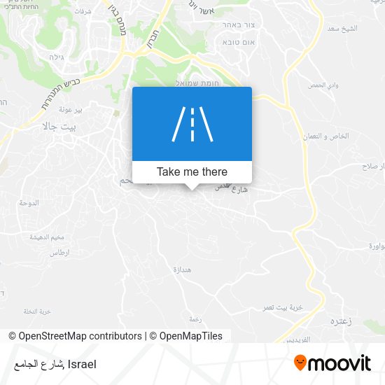 شارع الجامع map