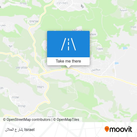شارع الحلان map