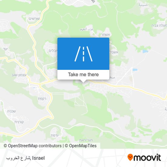 شارع الخروب map