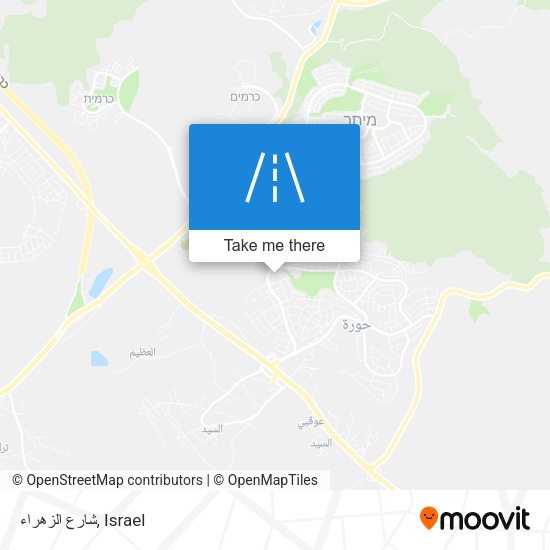 شارع الزهراء map