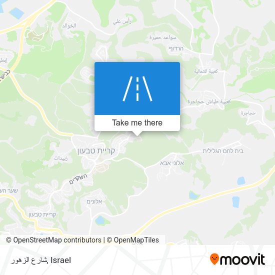 شارع الزهور map