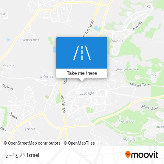 شارع السبع map