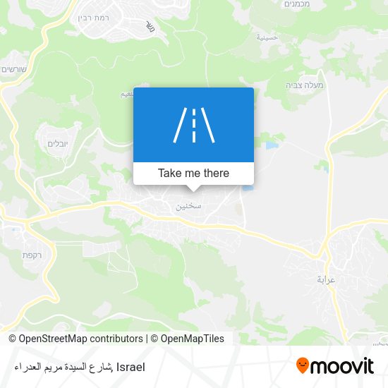 شارع السيدة مريم العدراء map