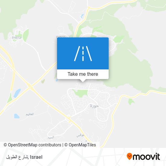 شارع الطويل map