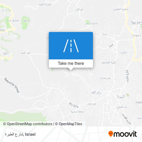 شارع الطيرة map