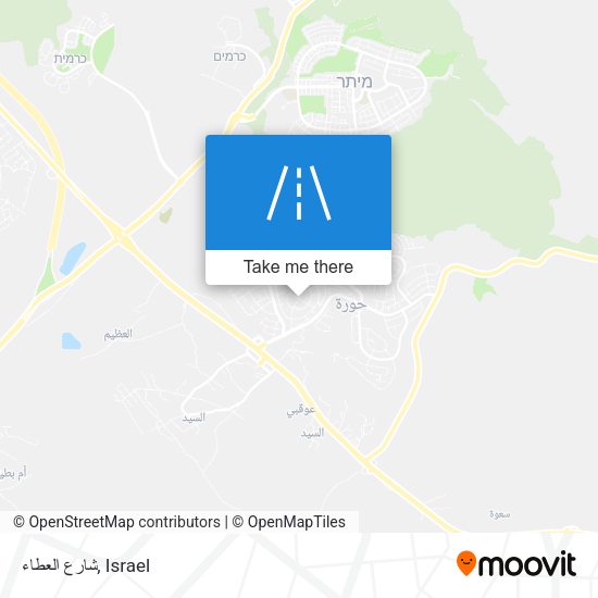 شارع العطاء map